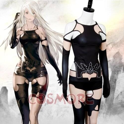NieR Automata A2 Cosplay Costume Halloween costumes for adult women costume YoRHa Type A No. 2 costume black Suit