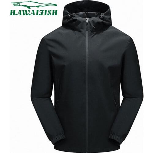 Hawaifish brand jacket men 2021 autumn and winter new outdoor windproof menswear sports and leisure waterproof chaqueta hombre