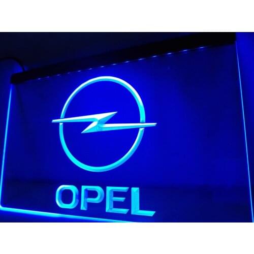 LG156- Opel LED Neon Light Sign hang sign home decor crafts