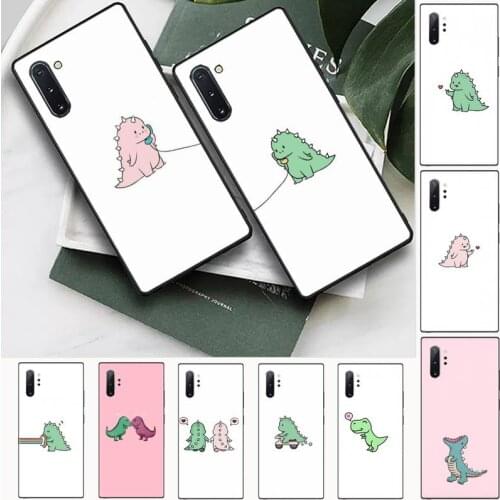 Cute cartoon Little dinosaur Phone Case For Samsung Galaxy S8 S9 S10 Plus S10E Note 3 4 5 6 7 8 9 10 Pro Lite cover