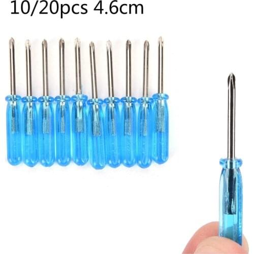 10/20pcs Phillips Slotted Cross Head Mini Screwdriver For Mobile Phone Laptop Xbox 360 Wireless Controller Repair Open Tool