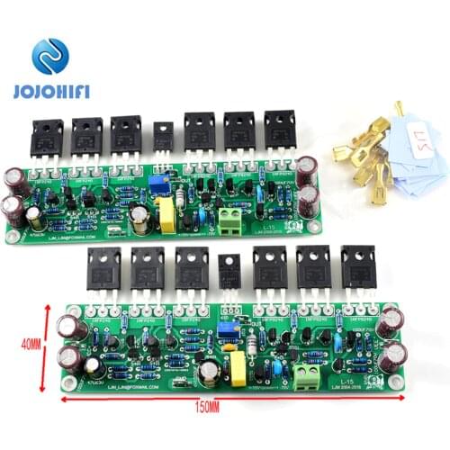 L15 Mono / Dual Channel IRFP240 IRFP9240 FET Amplifier Audio Finished Board MOSFET Sound Amplifiers Assembled Board