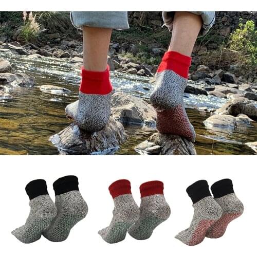 5-toes Anti-cut Socks 5-level Cut Resistance Protective Socks Non-slip Outdoor Beach Diving Swimming Yoga Wear-resistant Hoses