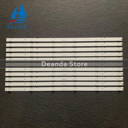 New Kits 44pcs 6LED 50" TV LED Strip Bar For Hisense SVH500A22 REV05 6LED 131113 HD500DF-B57/S0 NS-50D550NA15 HD500DF-B52\S1