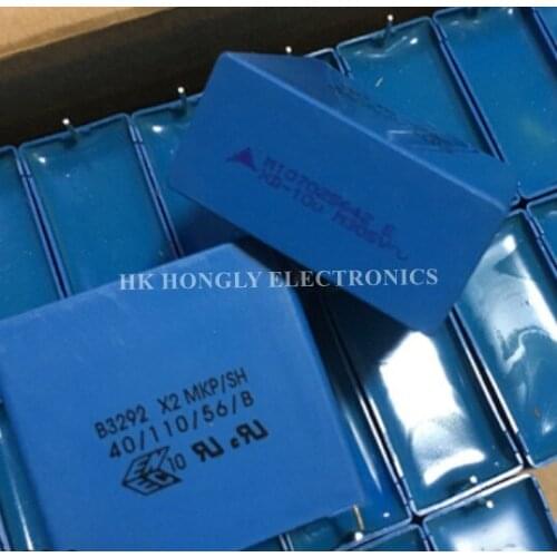 2PCS B3292 X2 MKP/SH 10UF 305V M=20% P=37.5MM E Size B32926E3106M FILM CAPACITOR