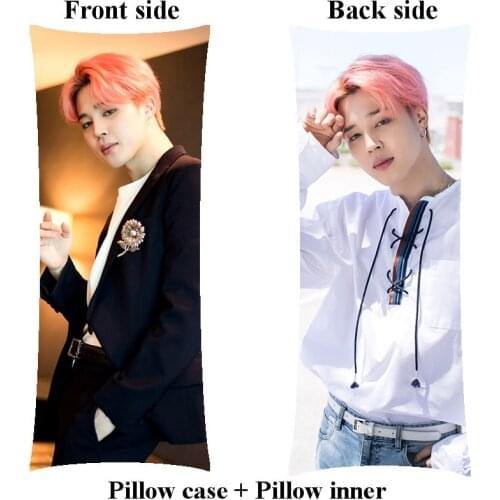 Girl Kpop The Untamed xiaozhan pillow girl suga Jimin cartoon anime home body Pillow including inner