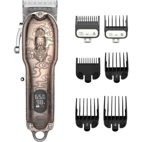 Kemei Professional All-Metal Hair Clipper Rechargeable Hair Trimmer For Barber Men Electric Beard Shaver Hair Cutting Machine