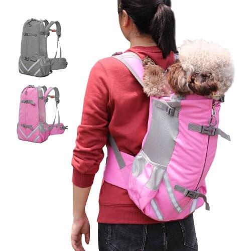 Outdoor Dog Carrier Backpack Portable Pet Cat Carrying Bag Dogs Travel Sport Bags for Small Medium Dogs Yorkshire Chihuahua