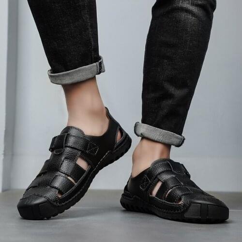 Sapatos sandal slip-on outdoor beach shoe s plus leisure minimalist mens stone masculino black breathable fashion walking slip