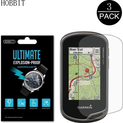3Pcs Ultra-thin HD Clear PET Film For Garmin Oregon 600 600T 650 650T GPS Screen Protective Film Nano Anti-shock Film Not Glass