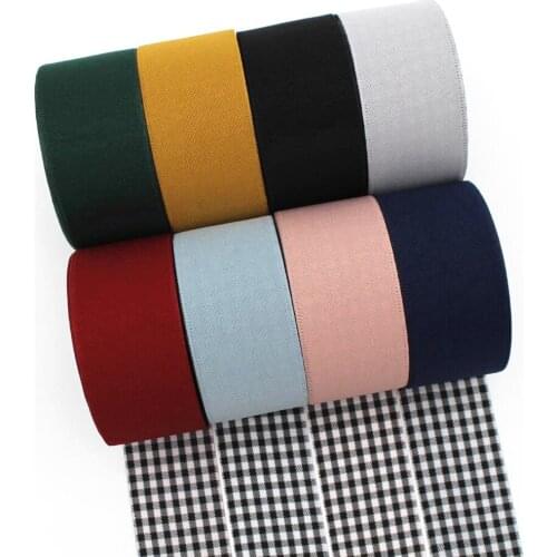 1-1/2 38mm single color/plaid double-sided ribbon 10 yards DIY handmade materials headdress hair bow clothing luggage materials