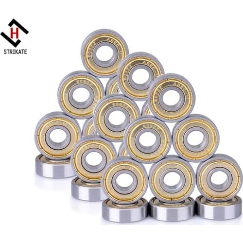 100pcs High Speed ABEC 11 Retro Silver Skateboard bearing 608 ZZ Skateboard bearings double shielded miniature ball bearings