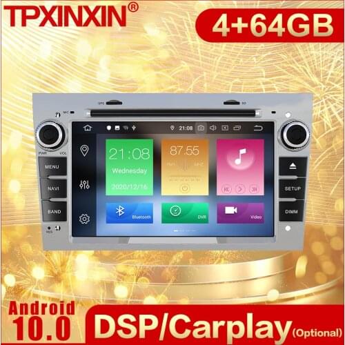 2 Din Carplay Android Radio Receiver Multimedia For Opel Astra H Zafira Vectra Vivaro Tigra Corsa C Carro GPS Recorder Head Unit
