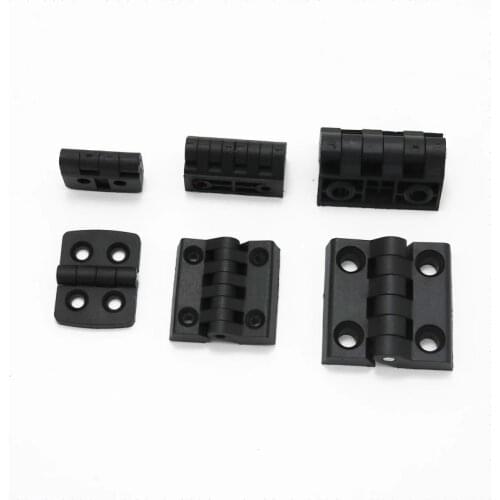4pc Plastic nylon hinge Black Mini Butterfly Door Hinge for Jewellery Wooden Box Furniture Electric Cabinet Hardware Accessories