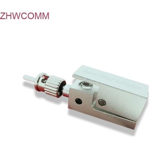 5PCS ST bare fiber optic adapter ST square bare fiber optic adapter metal Square bare optical fiber coupler Free shipping