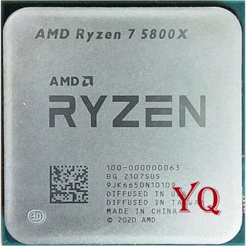 AMD Ryzen 7 5800X R7 5800X 3.8 GHz Eight-Core 16-Thread CPU Processor 7NM L3=32M 100-000000063 Socket AM4