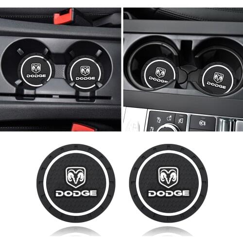 Car Water Cup Anti-Slip Pad Bottle Holder Mat Car Styling For Dodge Ram 1500 2500 Charger JCUV Caliber Journey Ram Fengzhe