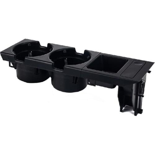 Car Drink Cup Holder + Coin Box Center Console Drink Cup Holder Storing BOX Interior Parts For BMW E46 3 Series 51168217957