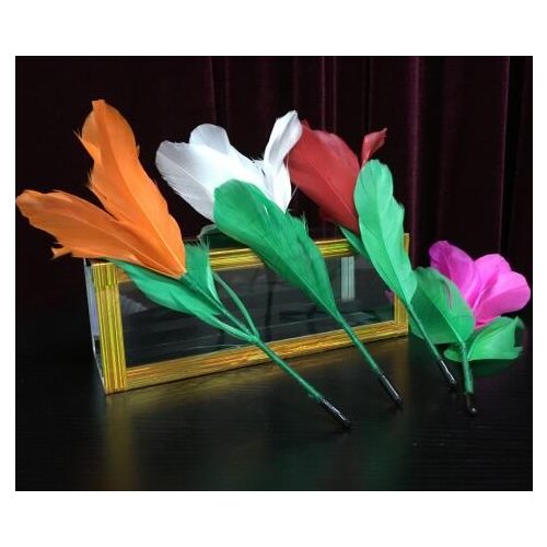 Free shipping Japanese latest stage magic - Flower From Crystal Tube,Magic tricks,Comedy,super effect,illusion,Magia Toys,Joke