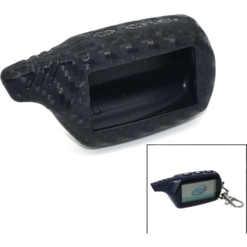 Key Cover A91/A61 Carbon Case for Starline B91/B61/A91/A61 KGB FX-5 Jaguar ez-one LCD Keychain Remote 2 Way Alarm