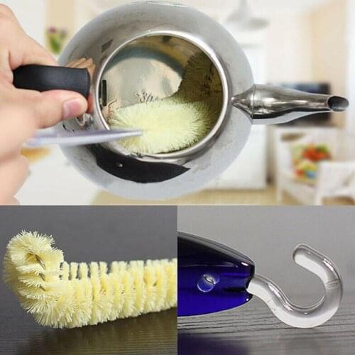 Long Handle Flexible Bottle Cleaning Brush Kitchen Thermos Teapot L7S0 Cleaner Tool P4D9