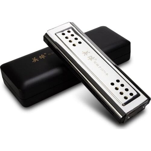 Folkmaster 24 Hole Harmonica Professional Mini Resin Atomatone Musical Instrumento Woodwind Arpa De Boca Children Gift ED50KQ