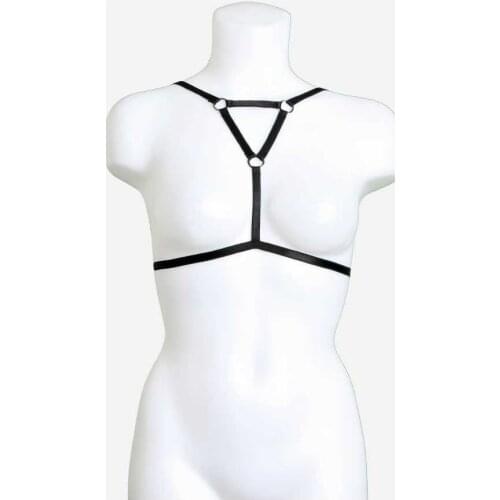 LOOK FOR YOUR WONDERFUL NIGHTS WITH ITS STUNNING Womens ELEGANT WOMENS LINGERIE Triangle Model Harness Bralet A FREE SHIPPING