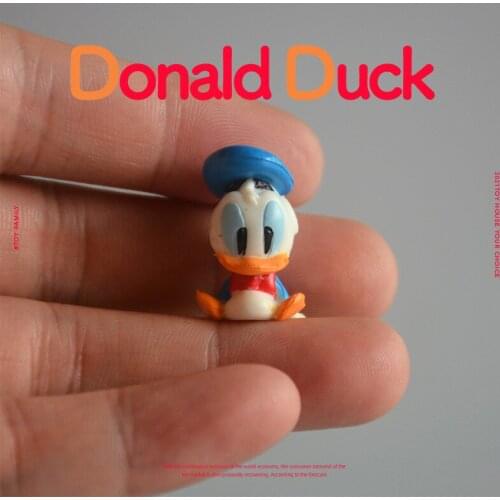 Disney 24piece 2cm cartoon Donald duck collection figures toys Donald duck model ornaments toys microlandschaft toys