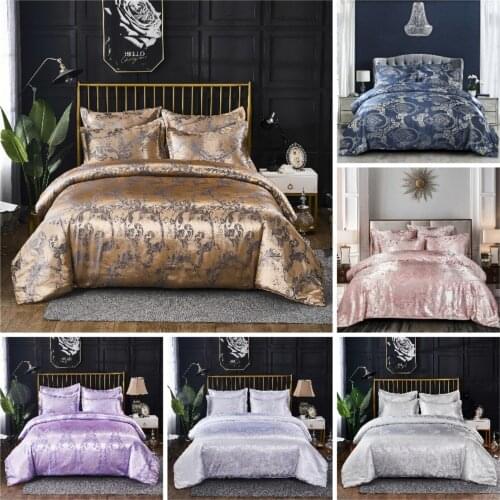 Hot style luxury Jacquard Bedding Set,Duvet Cover + Pillowcase,Popular Style 2/ 3pcs.(No padding No sheet)