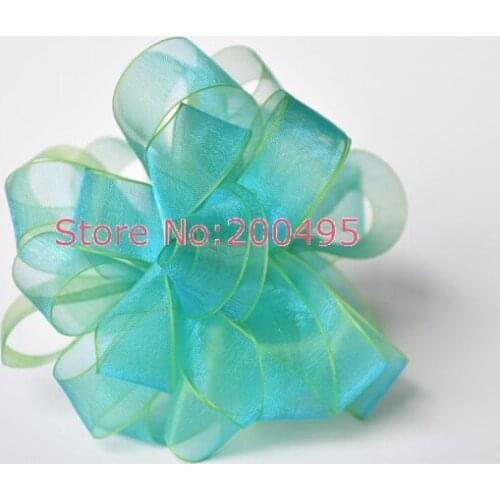 [IuBuFiGo] New Arrival Ombre Sheer Ribbon Gift Packing Riband 200yard/roll 1" 25mm