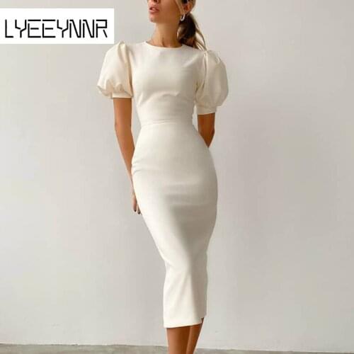 Модные платья-футляры LYEEYNNR China At AliExpress