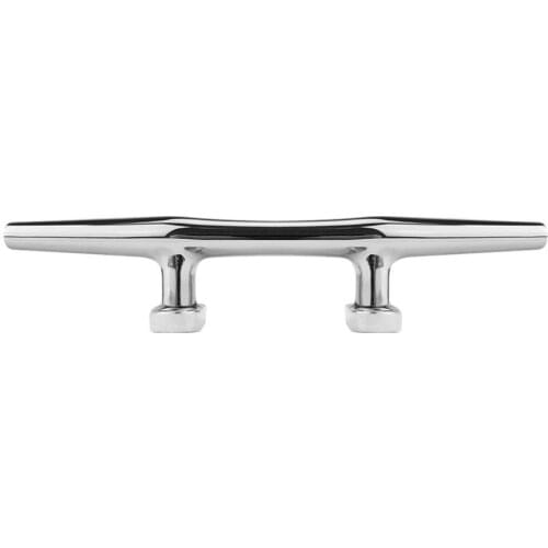 Marine Grade 6 Inch 316 Stainless Steel Heavy Duty Hollow Open Base Cleat Bollard Boat Dock Deck Rope Cleat Marine Accessories