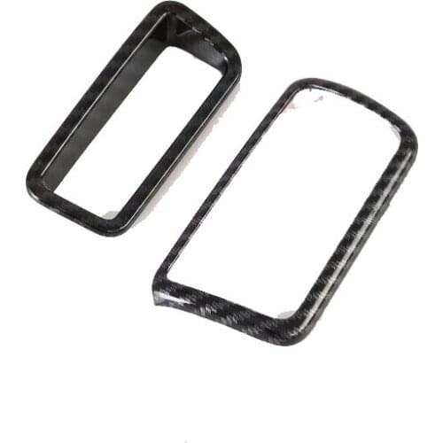 For Kia K7 Cadenza Premire 2019 2020 2021 ABS Carbon Fiber Headlight Switch Button Cover Trim Car Styling Interior Accessories