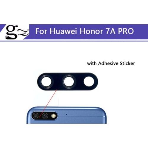 For Huawei Honor 7A Pro New Rear Back Camera Lens Glass Cover with Adhesive Sticker Tape Replacement Parts For Huawei 7APro