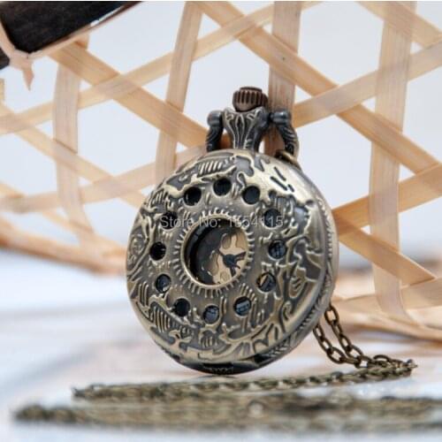 New Arrival Pocket Watch Necklace Korean Sweater Chain Watch Student Gift Watch 100pcs/lot DHL Free shipping