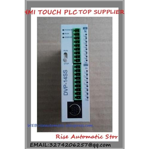 Original SS2 Series PLC DVP14SS11R2 24VDC 8DI 6DO Relay Standard Used