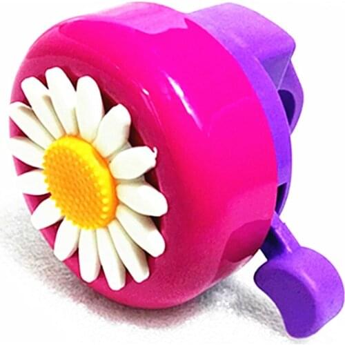 Multi-color Kids Funny Bicycle Bell Daisy Flower Horns Bike Children Girls Cycling Ring Alarm For Handlebars Alloy Plastics Hot