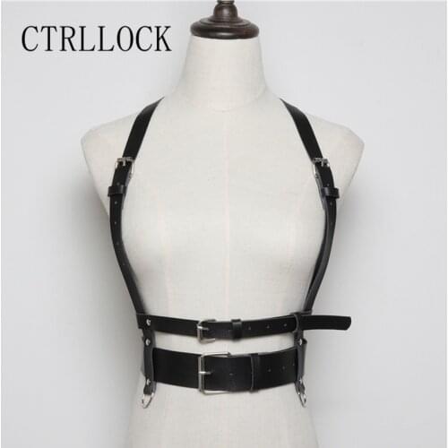 CTRLLOCK Techwear Women Adjustable Waist Belt Punk Straps Buckles Accessory For Female Harajuku 2021