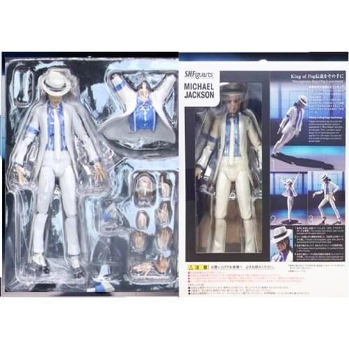 SHF MICHAEL Jackson Action Figure Smooth Criminal Moonwalk Collectible Model Toy