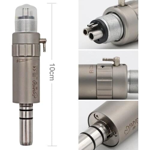 Dental Low Speed Handpiece Air Turbine Straight Contra Angle Air Motor With 2Holes/4Holes For Dental Lab Micromotor Polish Tool