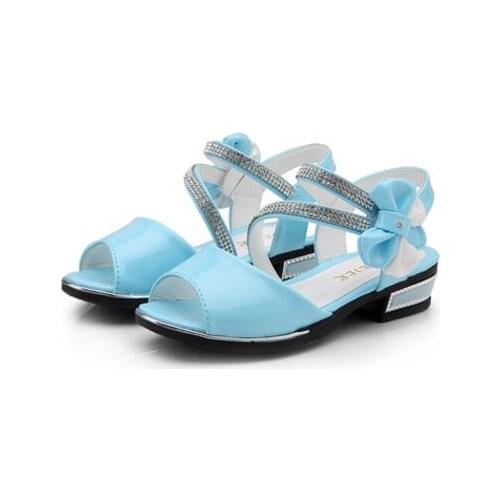 Kids Girl Shoes 2017 New Spring And Autumn Fashion Bow Lace Girls White Shoe Solid Cute Girls Shoes Girls sandals