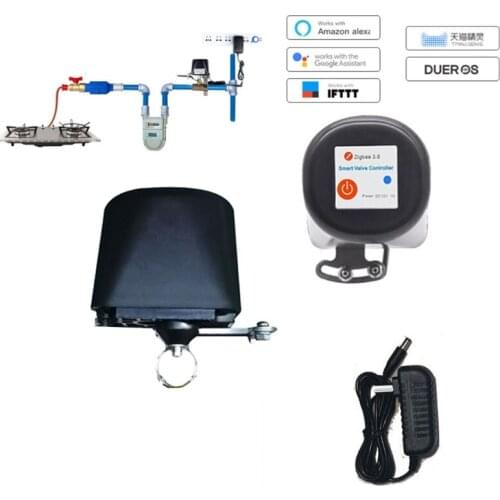 Zigbee Wifi Control Water Gas Valve Smart Valve App Control Smart Life Assistant Works with Alexa Google-home EU/US/UK