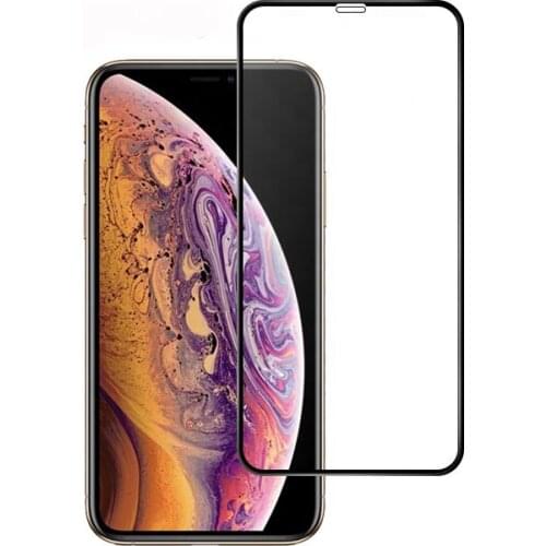 2pcs/lot Anti Scratch 9H Full Coverage Cover Tempered Glass For Iphone X XS XR XS MAX Film