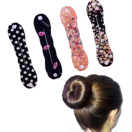 1PC Magic Foam Sponge Clip Hair Styling Tools Bun Curler Hairstyle Twist Maker Tool Dount Twist Women Summer Hair Accessories