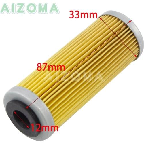 Yellow Motocross Oil Filter For 250 350 450 500 530 SMR EXC XCW SXF XCF EXC-F XC-RW FE 250 350 FC FE FX