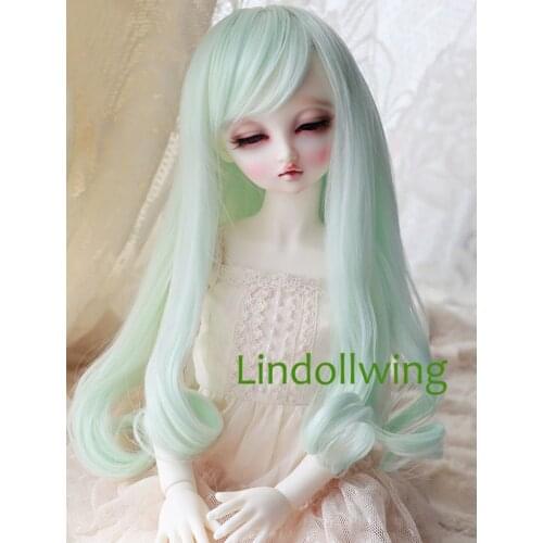1/3 BJD Wig Pullip Dal DD Dollfie Doll Wig 8-9 inch Long Wig 5808 Mint Color