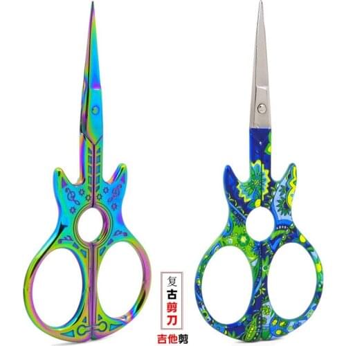 1pc Retro Scissors Professional Nail Toen Horny Trimmer Needlework Embroidery Stainless Steel Tailor Scissors Manicure Tool