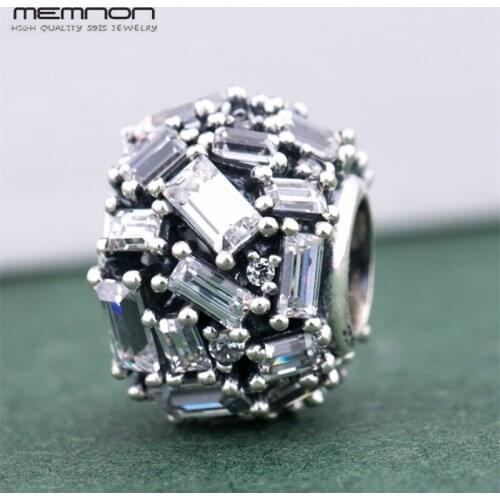 2018 Winter collection Chiselled Elegance beads 925 sterling silver bead fit charms Bracelet DIY Christmas gift Memnon Jewelry