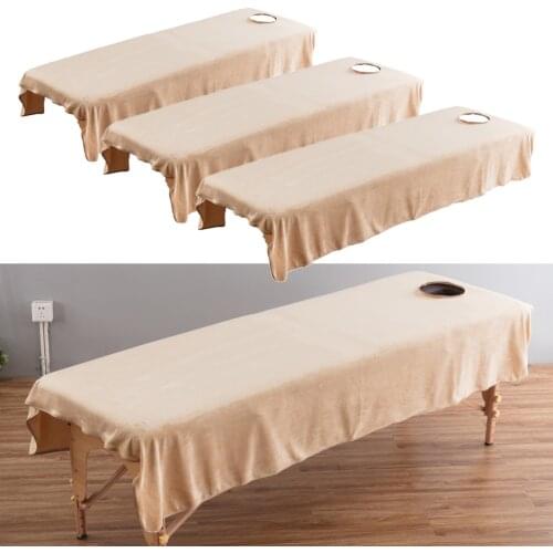 3pcs Super Soft Spa Massage Table Bedding Sheets Beauty Bed Cover 80x190cm