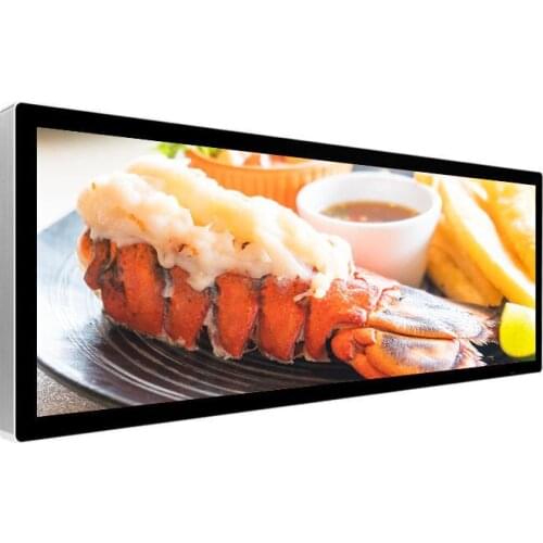 48 inch Android Wifi Ultra Wide Stretched Bar LCD Display size 1209x168mm